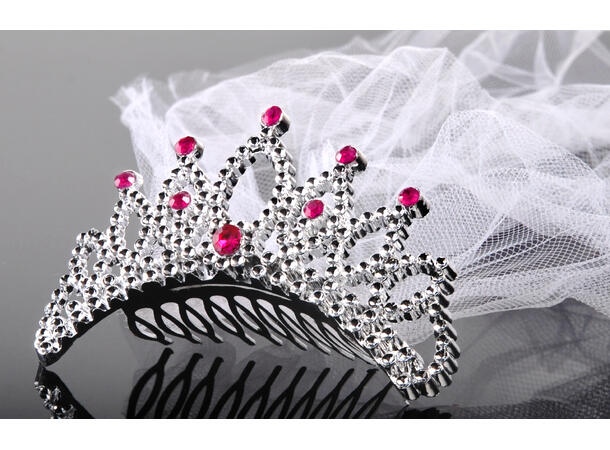 Tiara Slør - Utdrikningslag - Dame Plast 