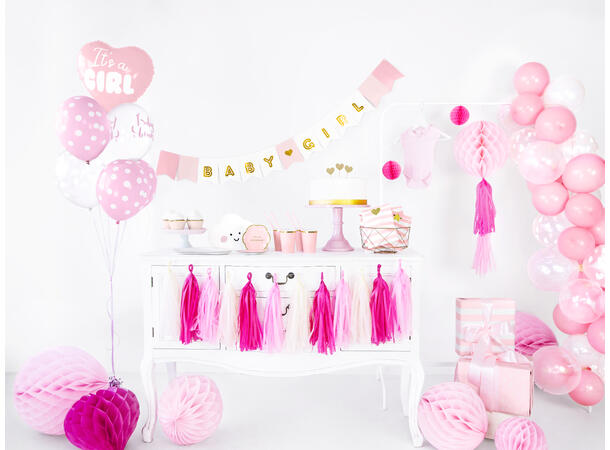 Cupcaketopper - Hjerte - Gull 11cm - 6pk 