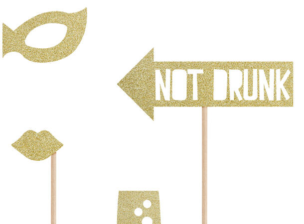 Photoprops - Fotoboks - Party Gull 8pk 