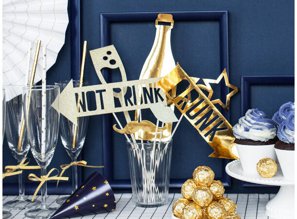 Photoprops - Fotoboks - Party Gull 8pk 