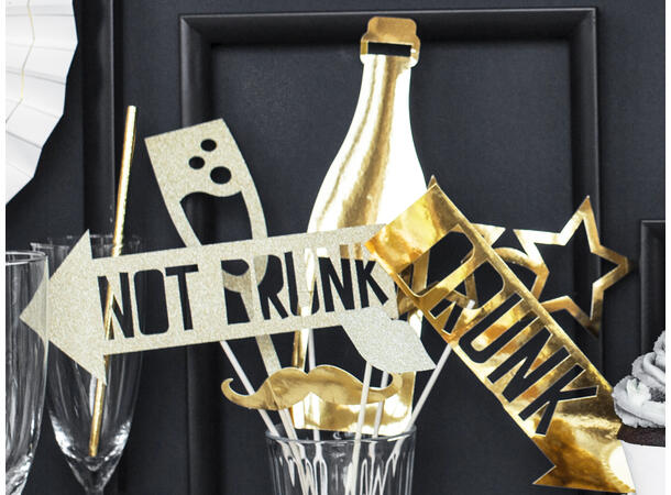 Photoprops - Fotoboks - Party Gull 8pk 