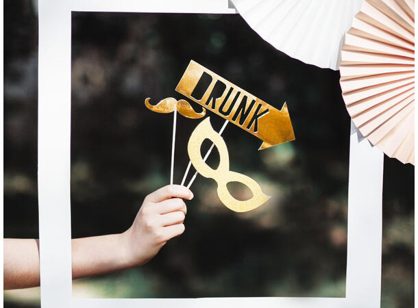 Photoprops - Fotoboks - Party Gull 8pk 