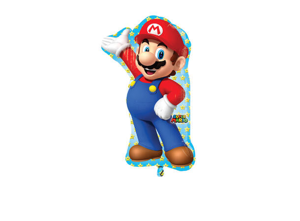 Ballongfigur - Folie - Super Mario 55x83cm