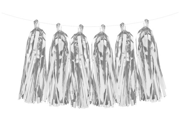 Girlander - Tassel - Sølv 30cm - 1.5m