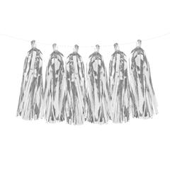 Girlander - Tassel - Sølv 30cm - 1.5m