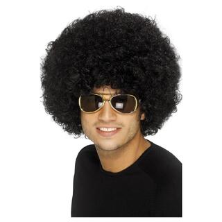 Parykk - 70-tall Afro - Sort 120g - Onesize
