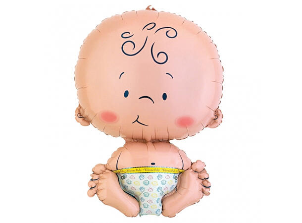 Ballongfigur - Folieballong - Baby 41x61cm 