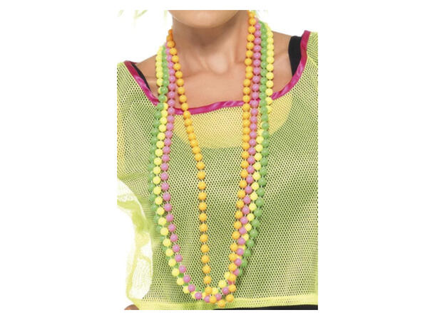 Halskjeder - Neon UV  - 4 Farger 4pk 