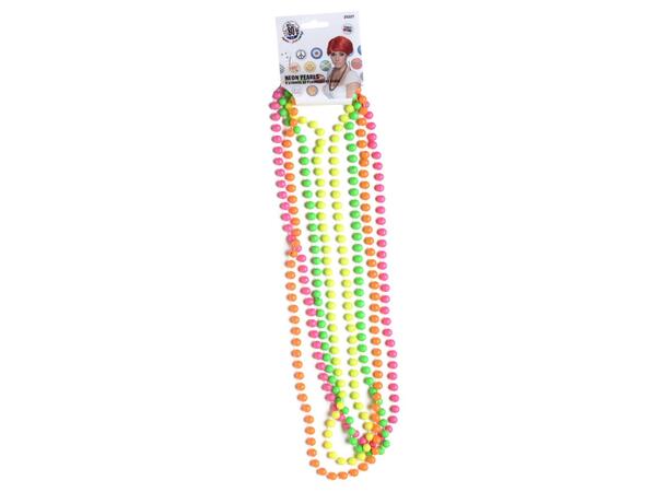 Halskjeder - Neon UV  - 4 Farger 4pk