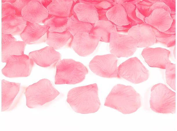 Konfetti - Roseblader - Lys Rosa 100pk