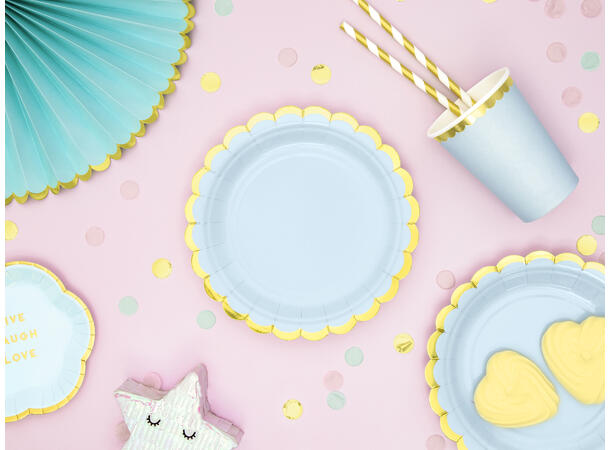 Kopper - Lys Blå - Papp 1.8dl - 6pk 