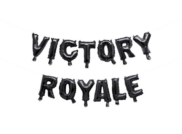 Ballongbanner - Fortnite Victory Royale Folie - 20cm
