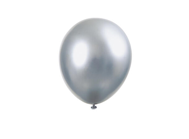 Ballonger - Sølv Metallic 28cm - 6pk