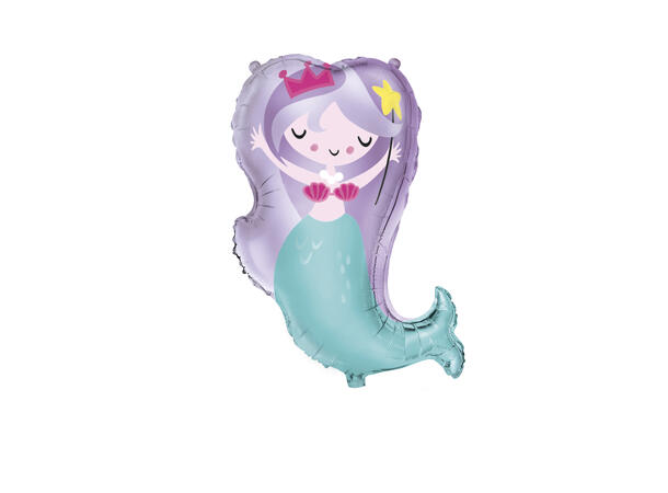 Ballongfigur - Folieballong - Havfrue 74cm