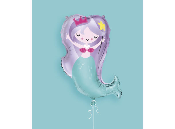Ballongfigur - Folieballong - Havfrue 74cm