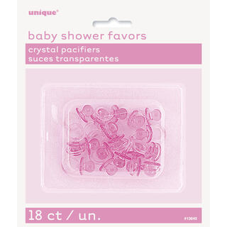 Bleiekake Pynt - Baby Shower - Smukker Rosa - 2.5cm - 18pk