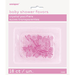 Bleiekake Pynt - Baby Shower - Smukker Rosa - 2.5cm - 18pk