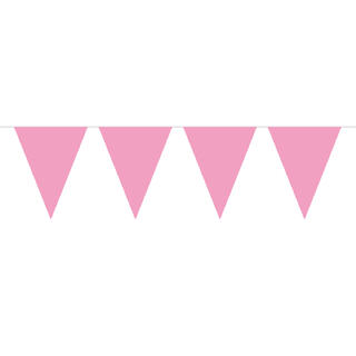 Flaggbanner - Lys Rosa 10m
