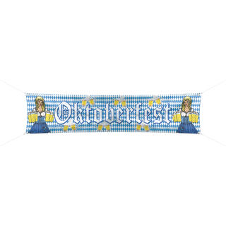 Gatebanner - Oktoberfest 1 Gatebanner i nylon - 180x40cm
