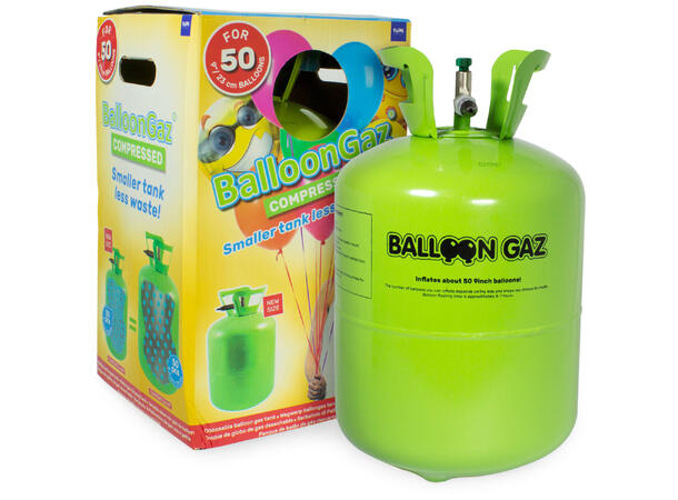 Heliumtank 1 Tank - 50 x 23cm Ballonger