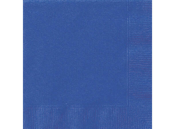 Papirservietter - Blå 33x33cm - 20pk