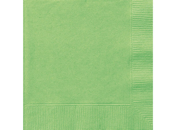 Papirservietter - Grønn 33x33cm - 20pk