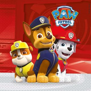 Papirservietter - Paw Patrol Action 33cm - 20pk
