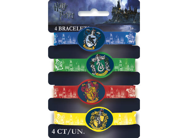 Stretch Armbånd - Harry Potter 4pk