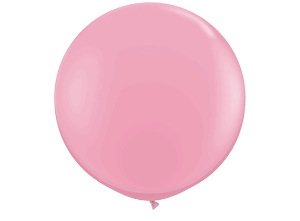 3ft Pink ST 2 gummiballonger - 91cm (3ft)