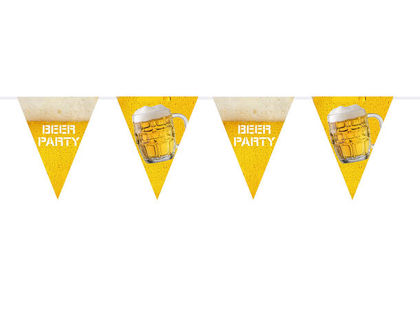 Flaggbanner - Beer Party 6m