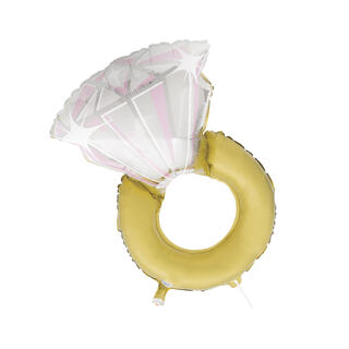 Folieballong Ballongfigur - Diamantring 81cm