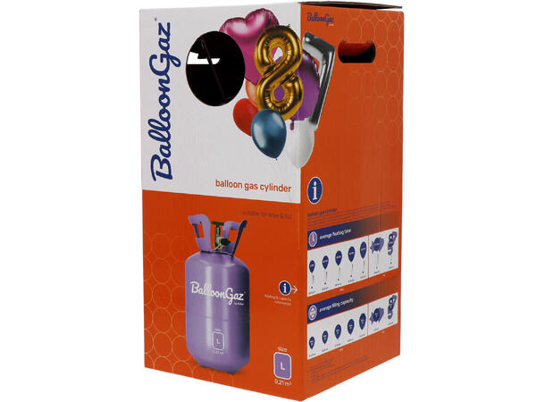 Heliumtank - L 1 Tank - 30 x 23cm Ballonger 