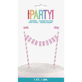 Kaketopp - Pink Hearts - 'It’s a Girl' Baby Shower - Plast