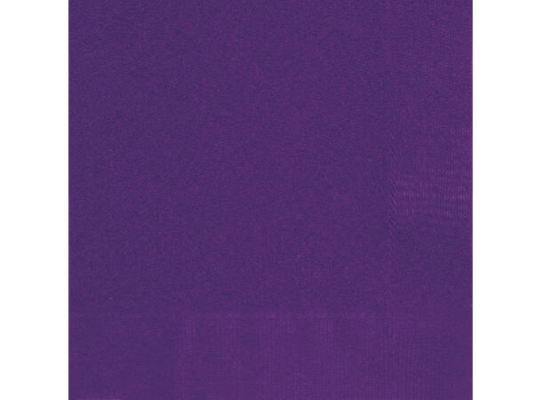 Papirservietter - Mørk Lilla 33x33cm - 20pk