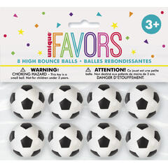 Sprettballer - 3D Fotball 8pk