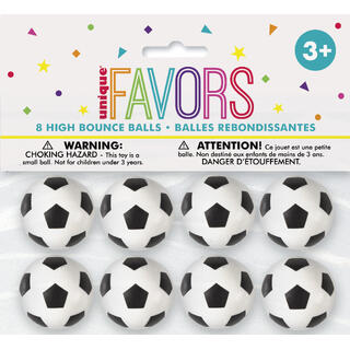 Sprettballer - 3D Fotball 8pk