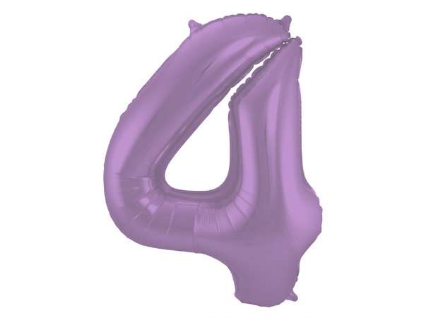 Tallballong Folie - Nummer 4 - Lilla 86cm
