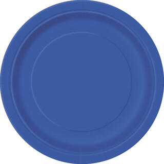 Tallerken - Blå 18cm - 8pk