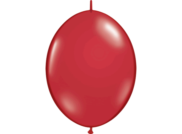 6QL Ruby Red JT 50 gummiballonger - 15cm (6")