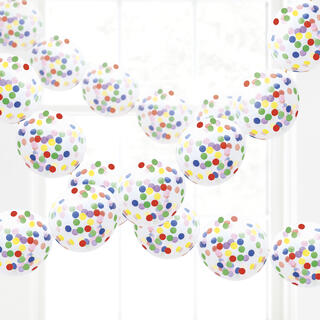 Ballonggirlander - Konfetti 15 Linkballonger - 30cm