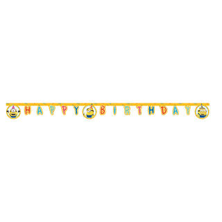 Bokstavbanner - Minions - Happy Birthday Gru - Papp