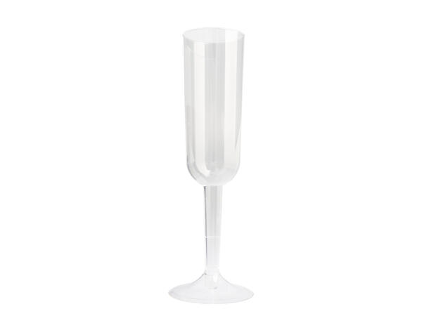 Champagneglass - Plast 2dl - 4pk