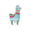Folieballong - Llama - Ballongfigur 90cm