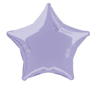Folieballong - Stjerne Lavendel 50cm