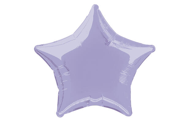 Folieballong - Stjerne Lavendel 50cm