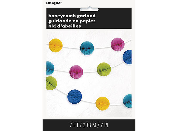 Girlander Honeycombs - Diverse Farger 214cm
