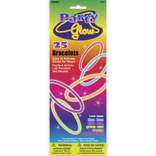 Glow Stick - Armbånd - Assortert 25pk