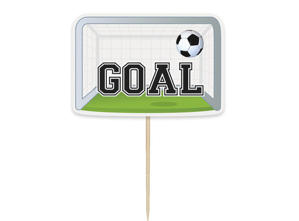 Kaketopper på Pinne - 3D Fotball 6pk