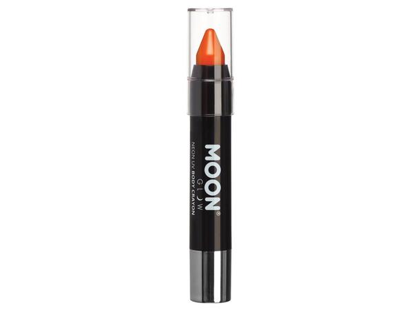 Moon Glow Intense Neon UV - Oransje 1 Kroppsmaling fargestift voksen - 3.5g 