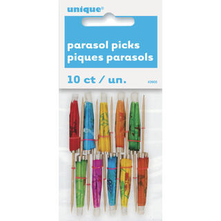 Papirparasoller 10pk